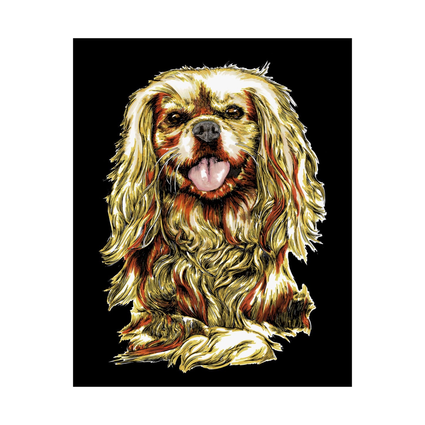 Cocker Spaniel Satin Poster - Art Print