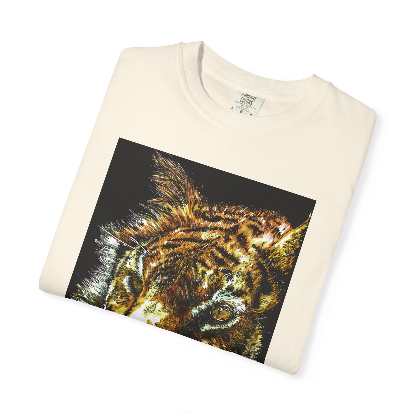 Unisex Tiger Art T-Shirt - Vibrant Animal Print - Nature Lover's Apparel