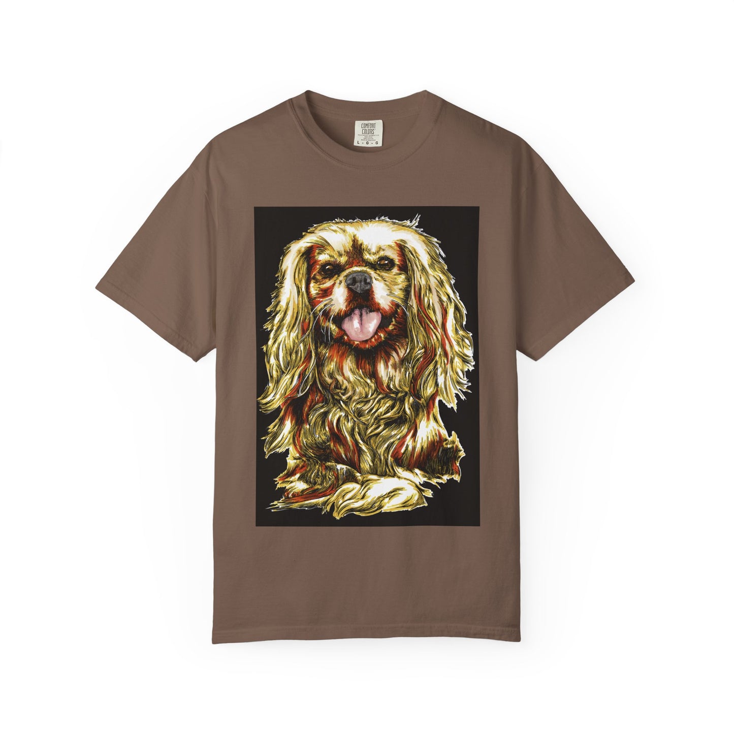 Cocker Spaniel Unisex Tee featuring Hand Drawn Art