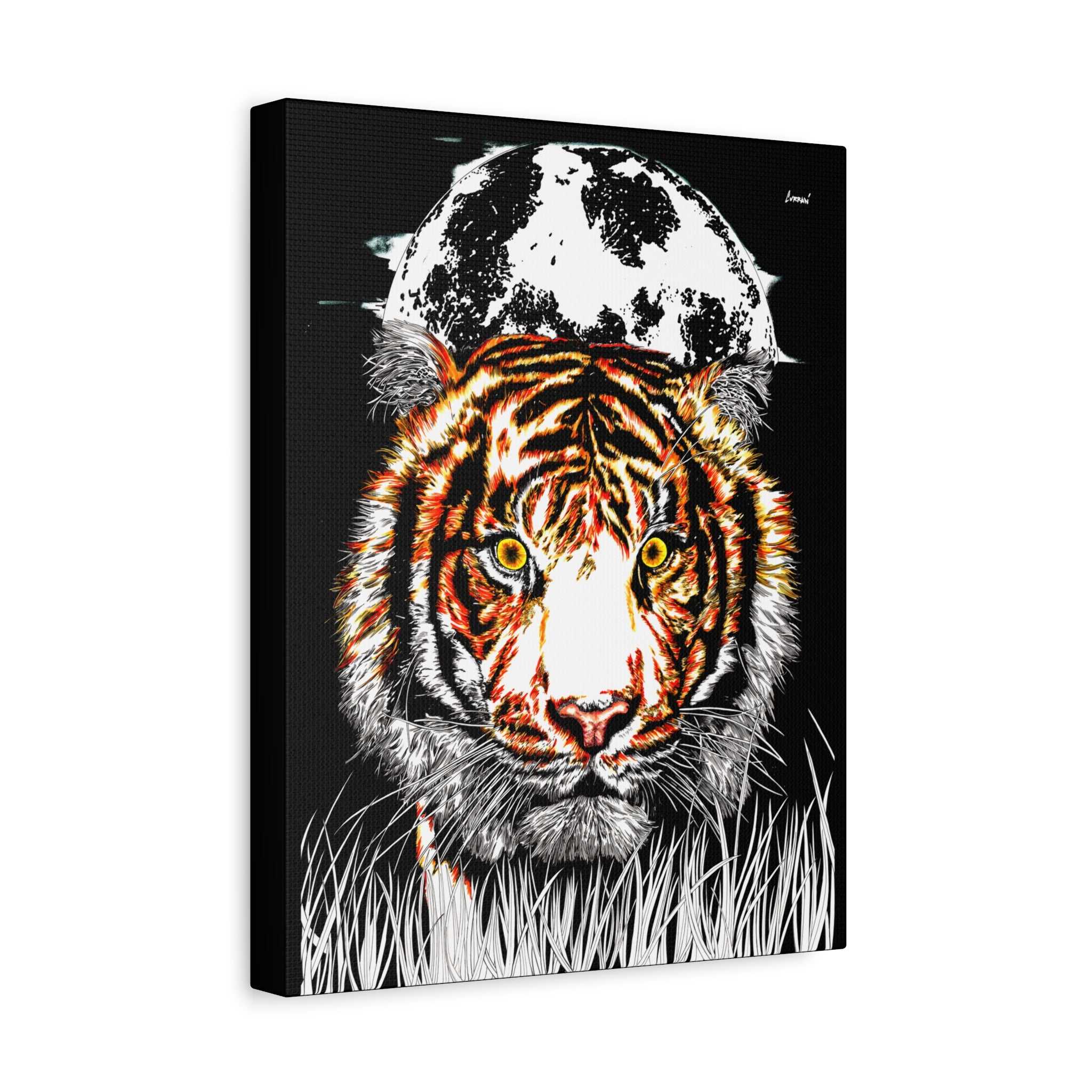 Add a touch of fierce beauty to your space with our Tiger Wall Art Print of the Original, hand drawn wall art. Elevate your decor today!