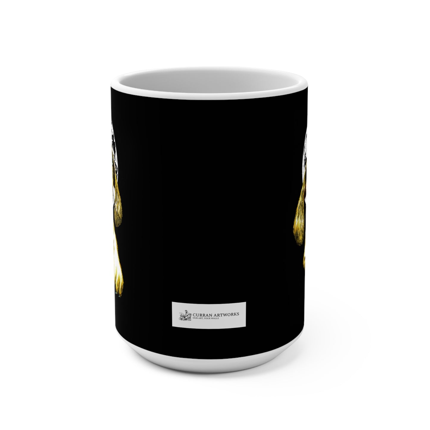 Puppy Illustration 15oz Mug - Perfect Gift for Pet Lovers