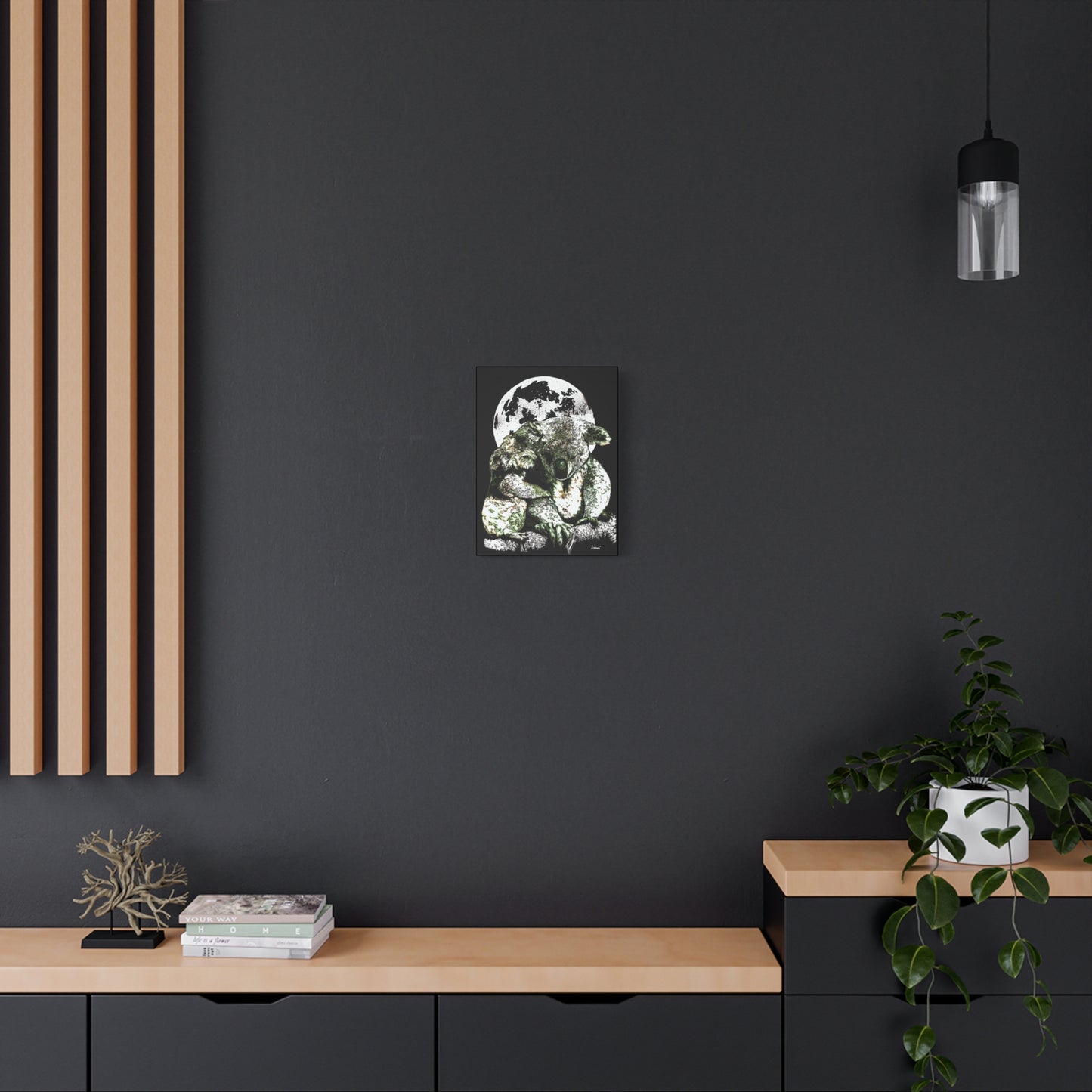 Koala Wall Art, Koala Print, Hand-Drawn Koalas, Wildlife Art, Cute Animal Art, Nature Wall Decor, Koala Lovers Gift. Printed on Matte Canvas, Stretched, 1.25"