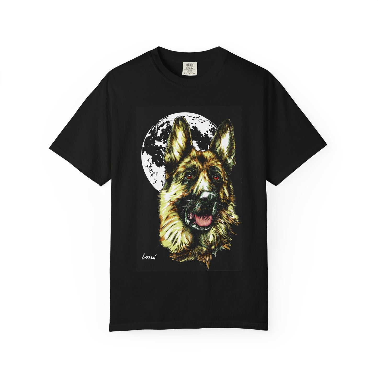 German Shepherd Hand Painted Unisex T-shirt