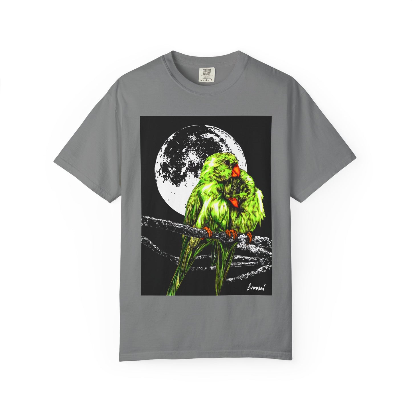 Parrots in the Moonlight Unisex T-shirt
