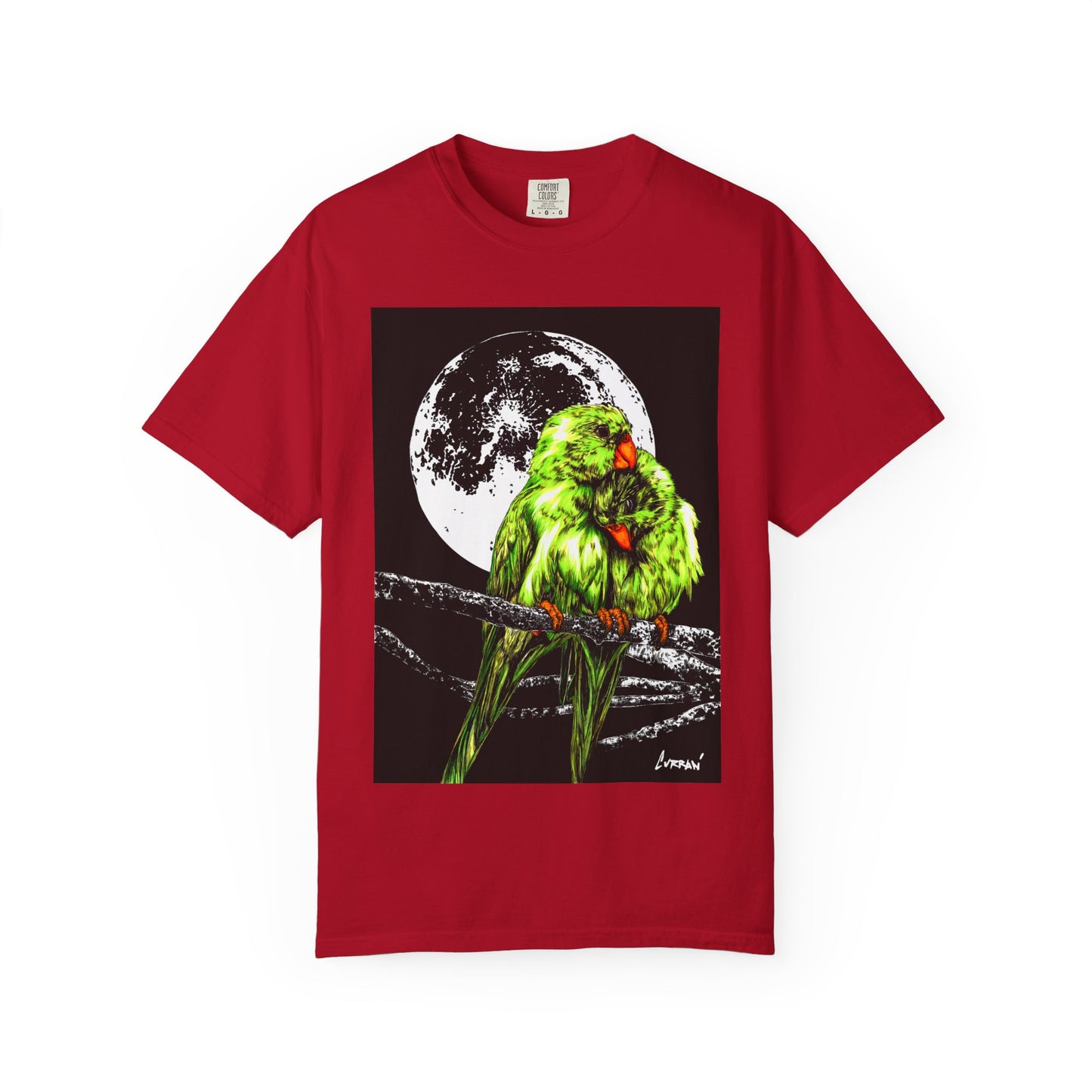 Parrots in the Moonlight Unisex T-shirt