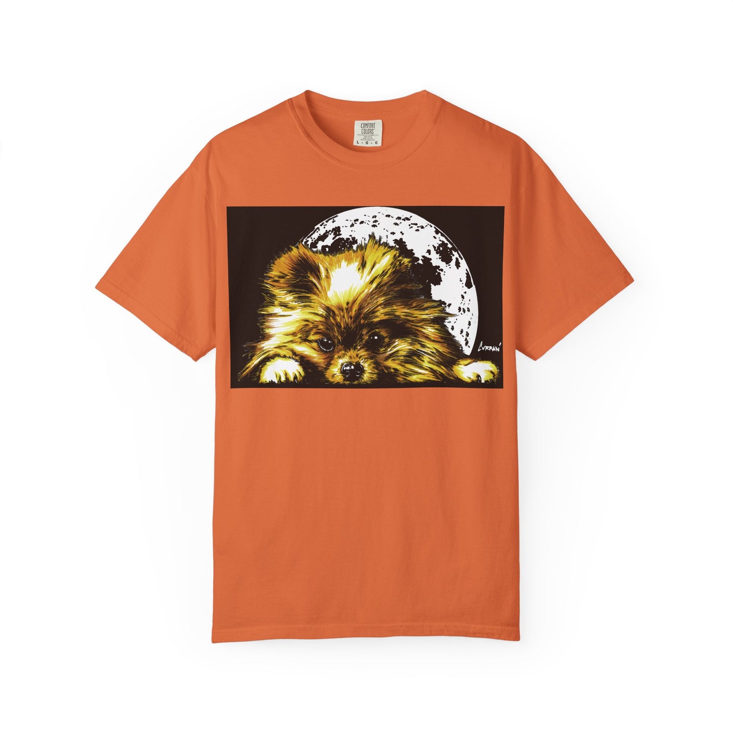Pomeranian Unisex T-shirt - Hand Painted Art Design