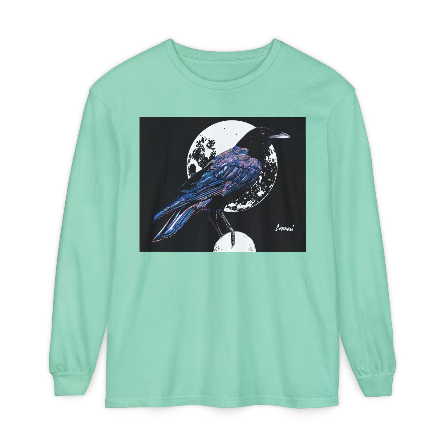Mystical Crow Long Sleeve T Shirt Unisex