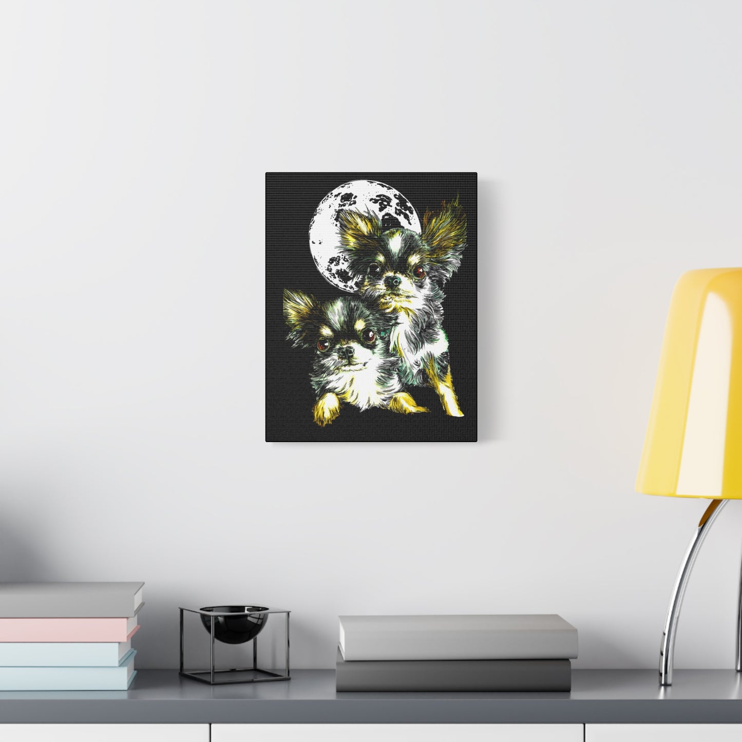 Chihuahuas Wall Art Print of the Original, hand drawn art