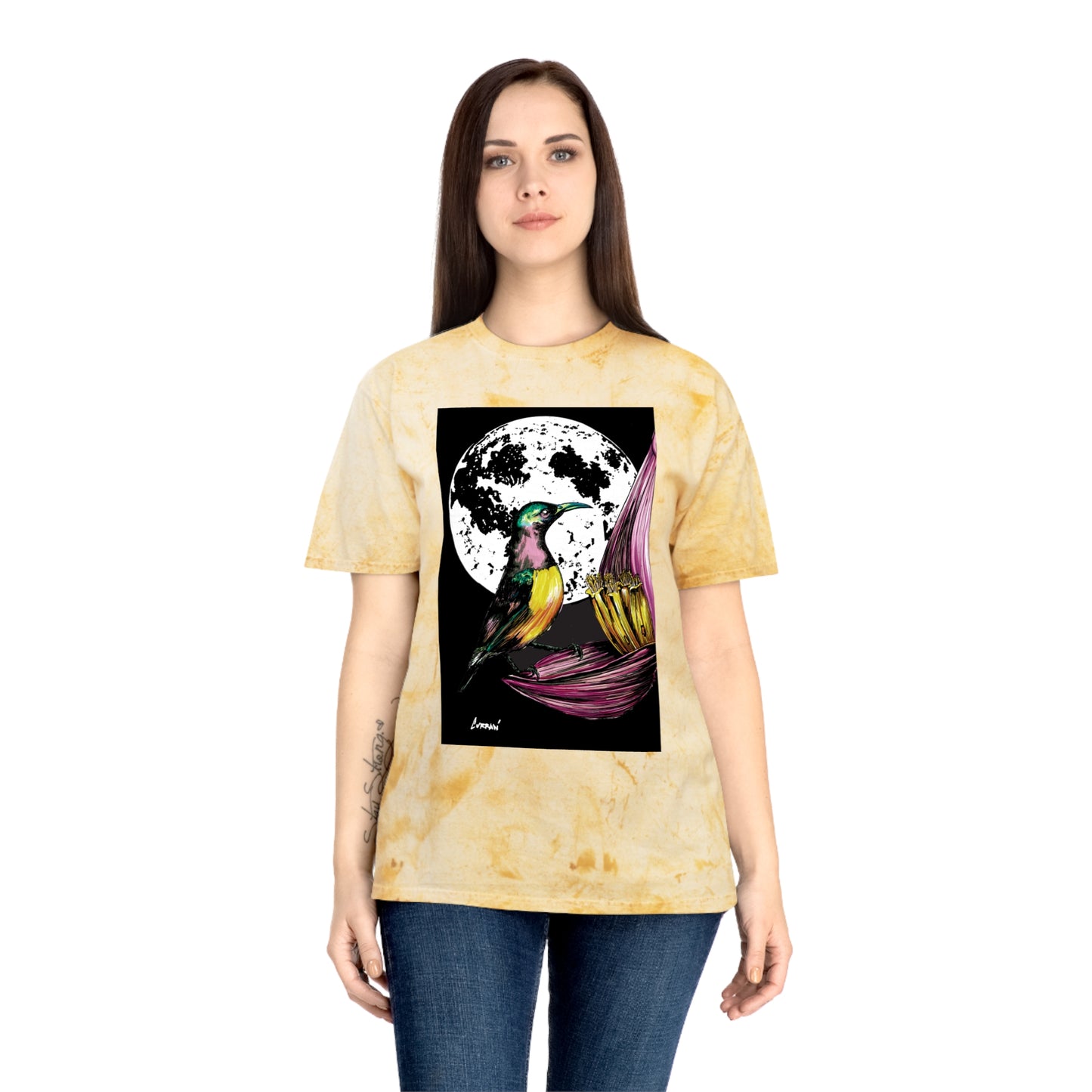 Colorful Hummingbird Art Unisex T Shirt Nature Design