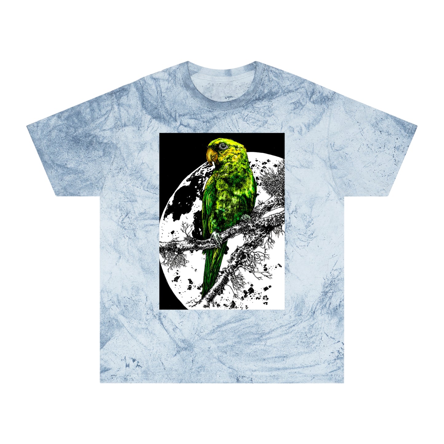 Parrot Color Blast Unisex T-Shirt - Vibrant Bird Art Tee