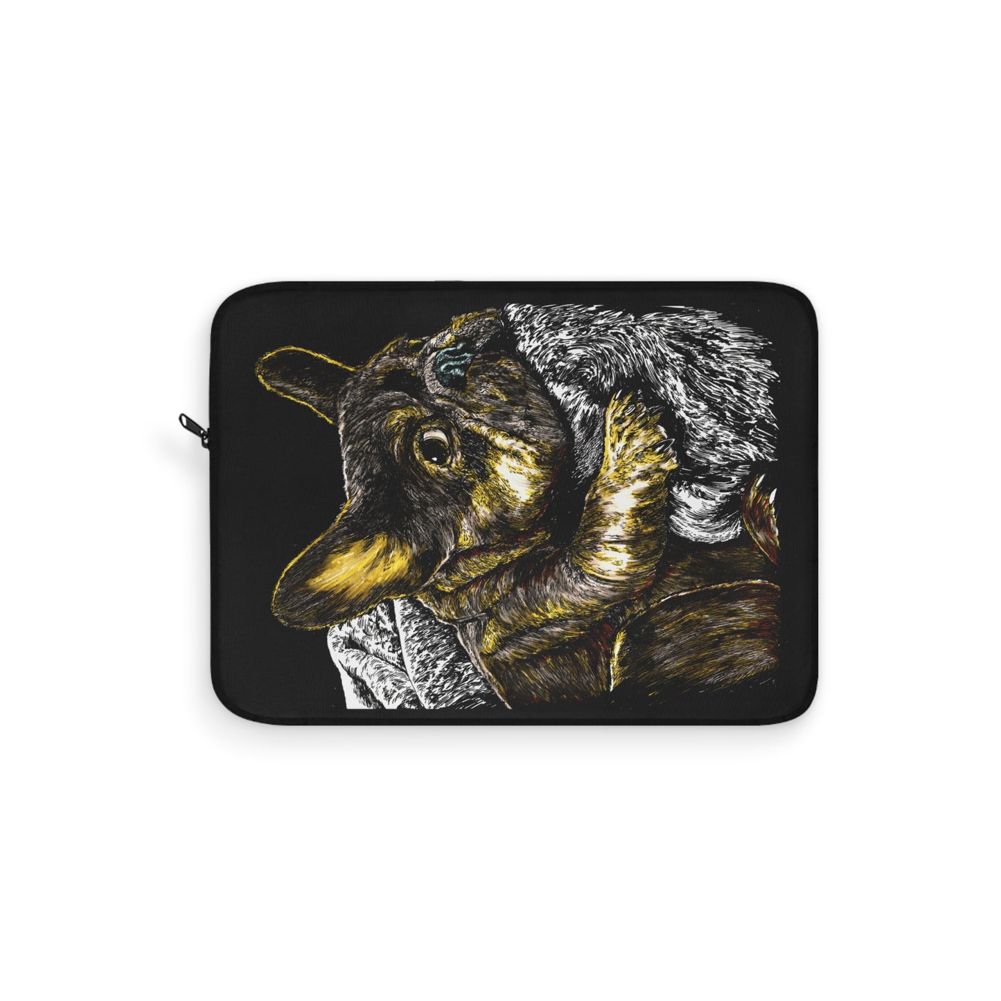 Charming French Bulldog Laptop Sleeve by Curran Artworks