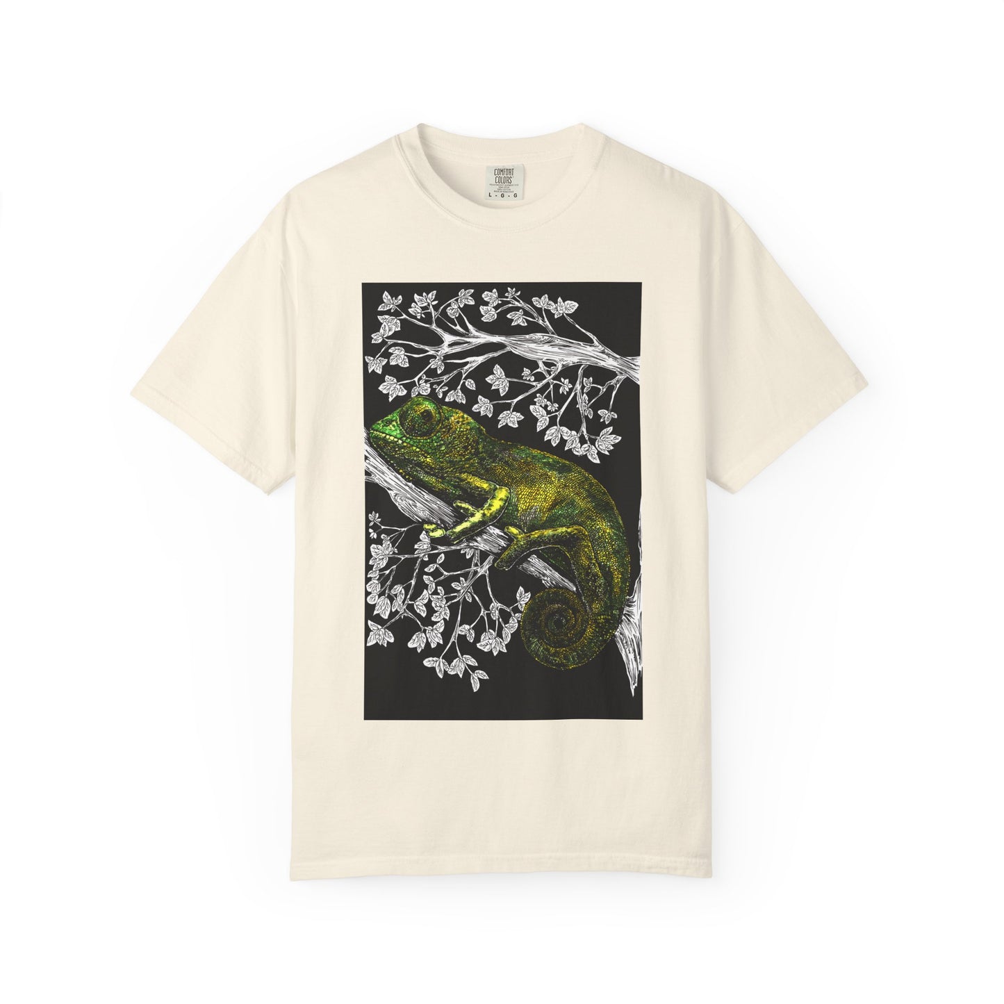 Chameleon Art Unisex Garment-Dyed T-Shirt - Nature Lover's