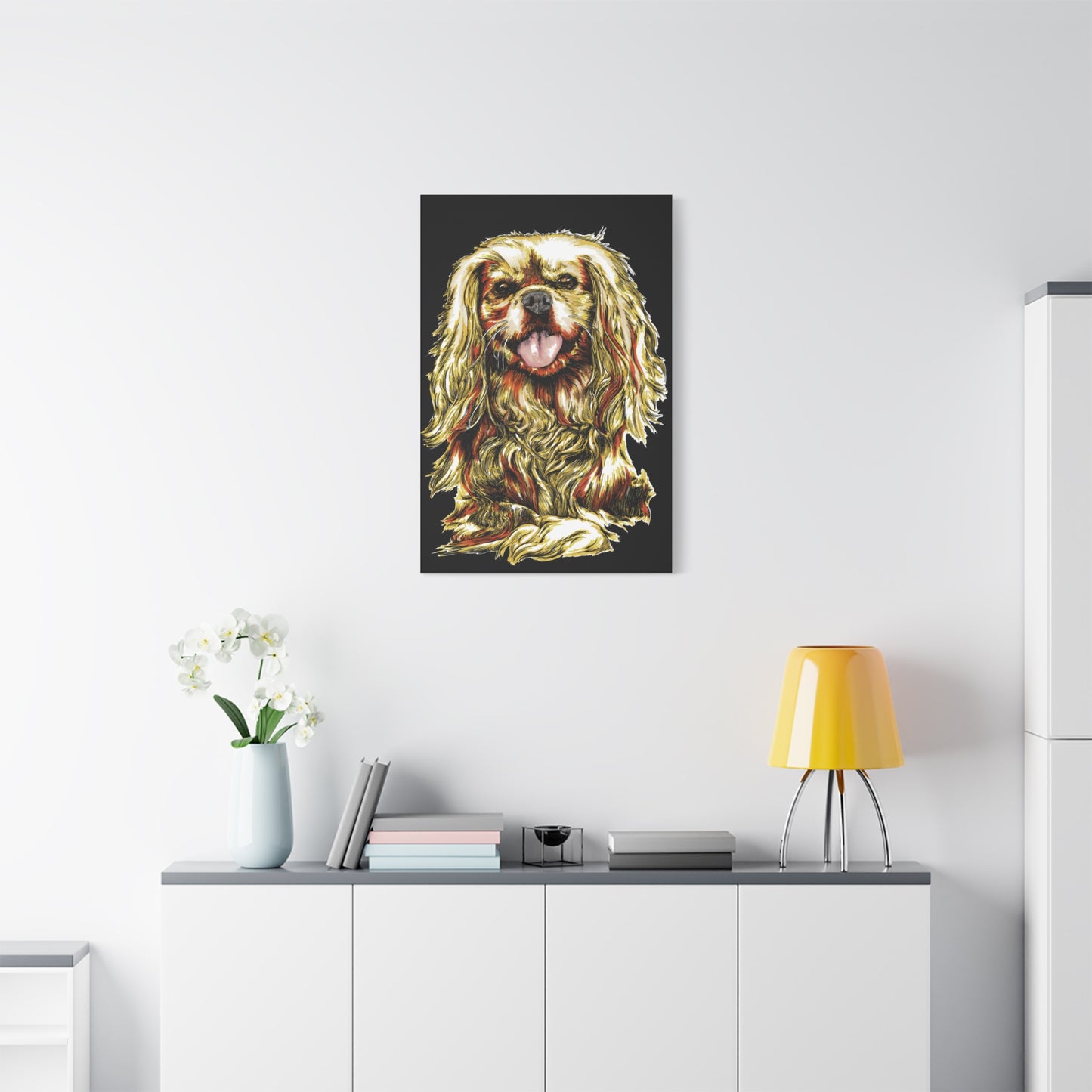 Cocker Spaniel Print, Hand-Drawn Dog Art