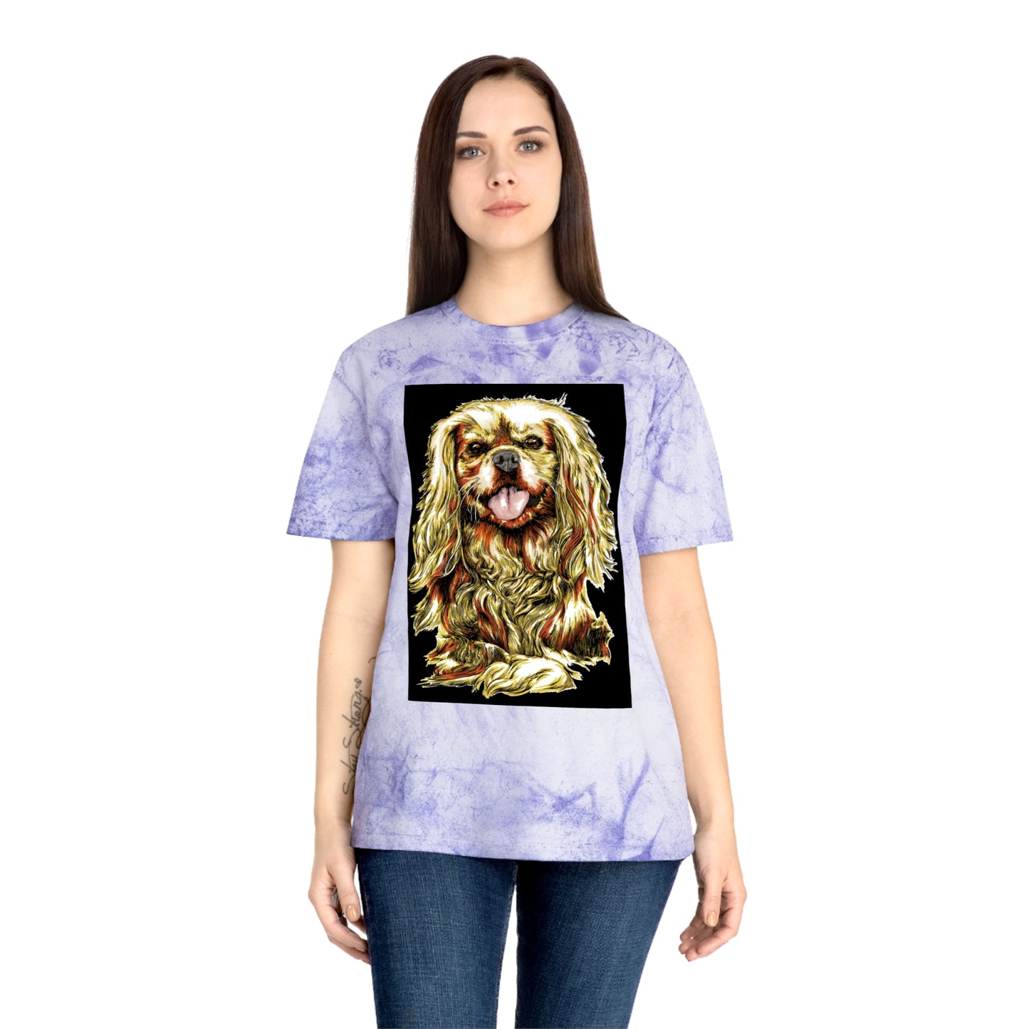 Colorful Dog Art Unisex T Shirt Perfect Gift for Pet Lovers