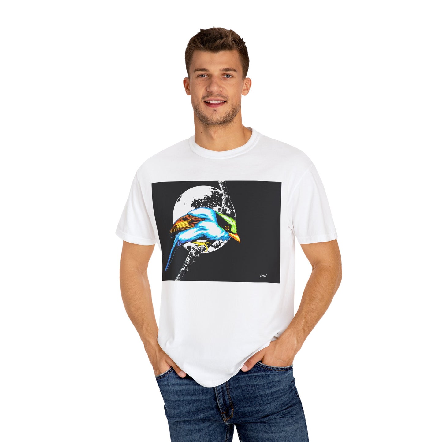 Colorful Bird Graphic Unisex T-Shirt - Nature Lover Apparel