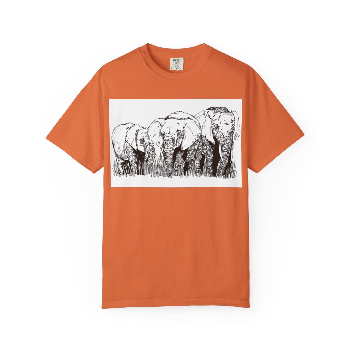 Eco-Friendly Elephant Graphic Unisex T-Shirt