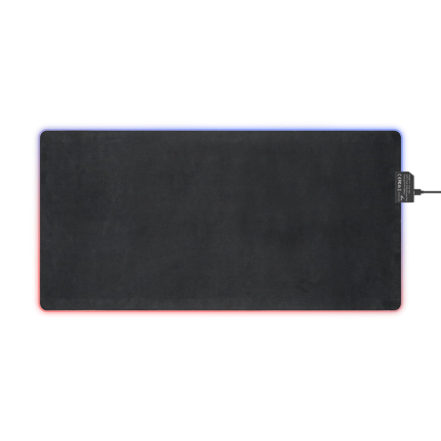 LED Gaming Mouse Pad with Leopard Design - RGB Backlit Gaming Accessory