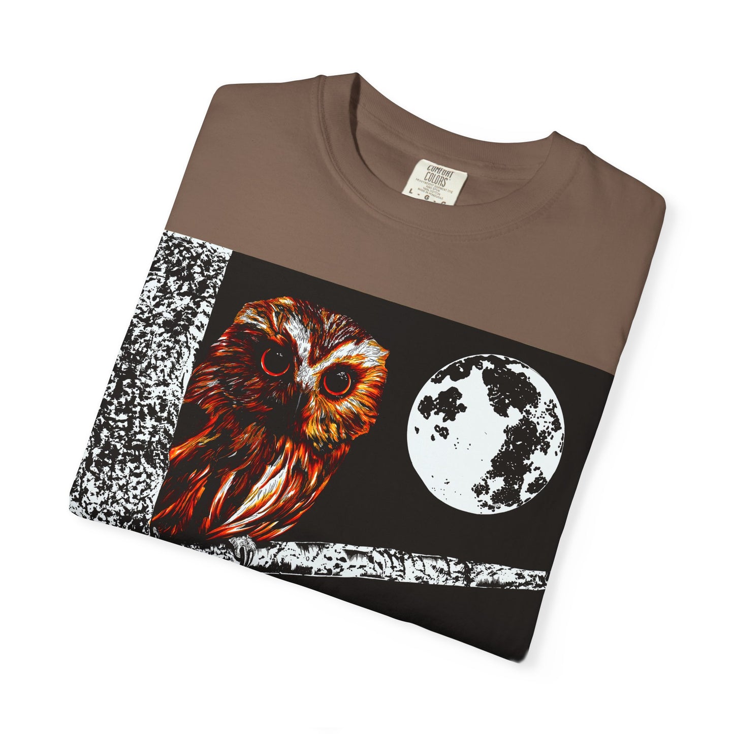 Moonlit Owl Unisex T-Shirt - Nature-Inspired Graphic Tee