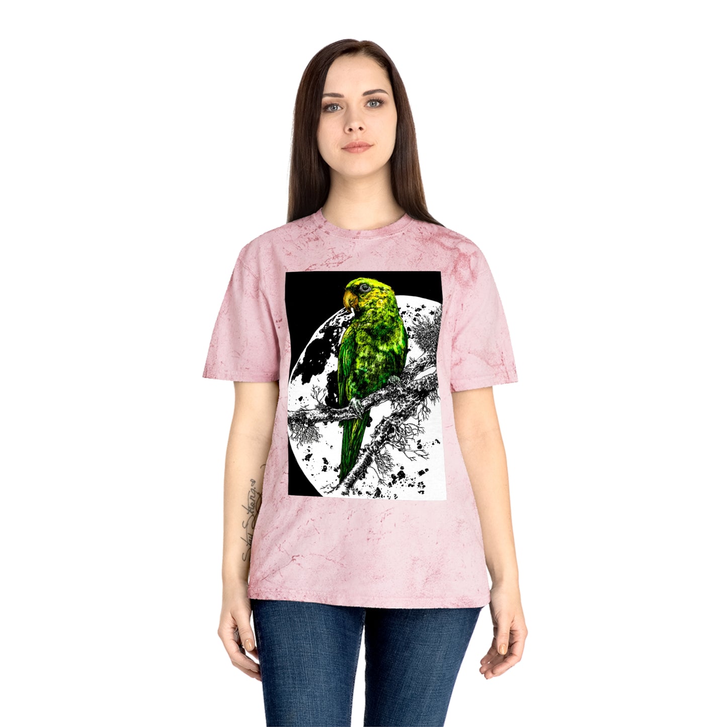 Parrot Color Blast Unisex T-Shirt - Vibrant Bird Art Tee