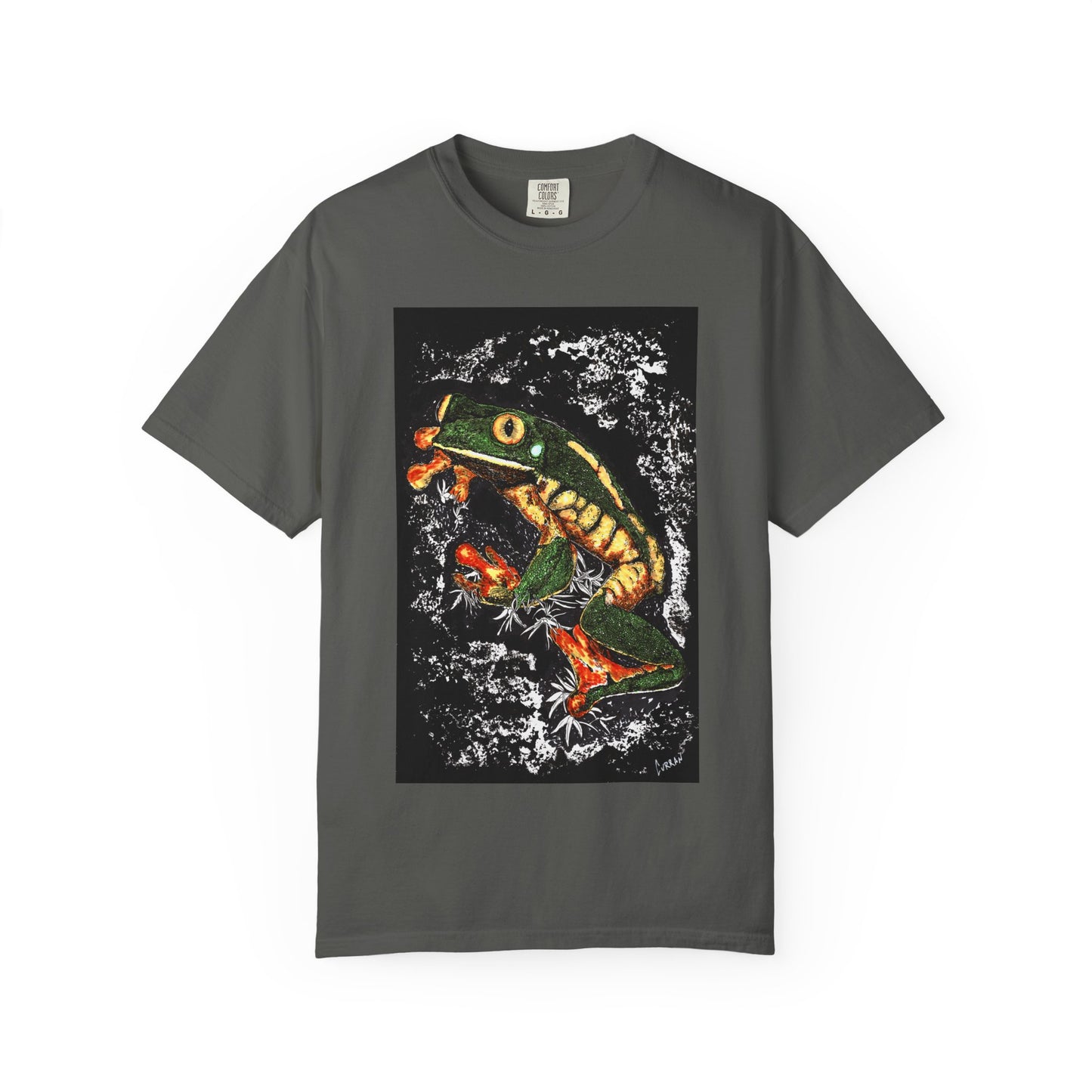 Colorful Frog Unisex T-shirt - Eco-Friendly Art Tee