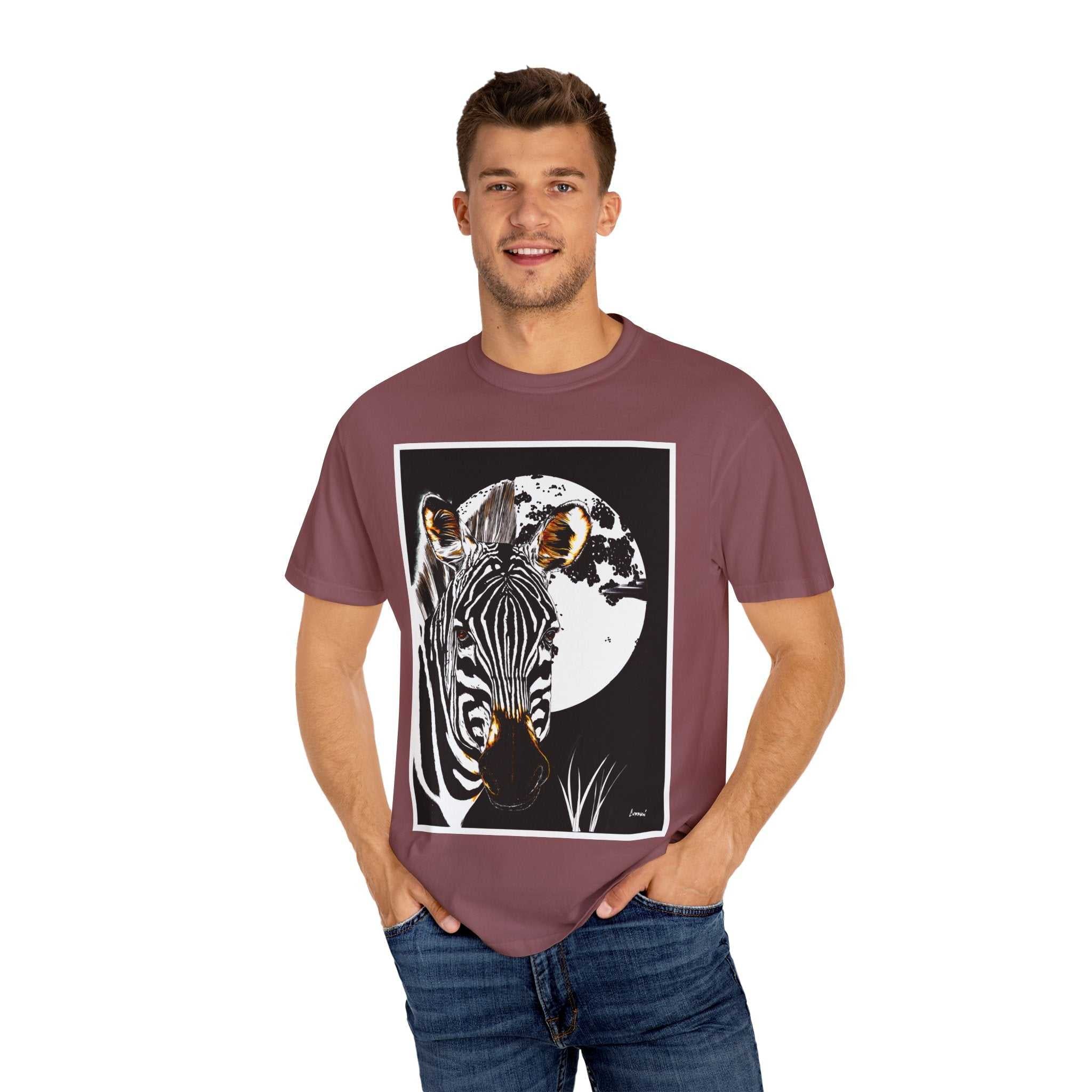 Discover your wild side with our Zebra Heads T-Shirt - featuring the original Bold Animal Art Tee for Nature Lovers. Stand out in style!