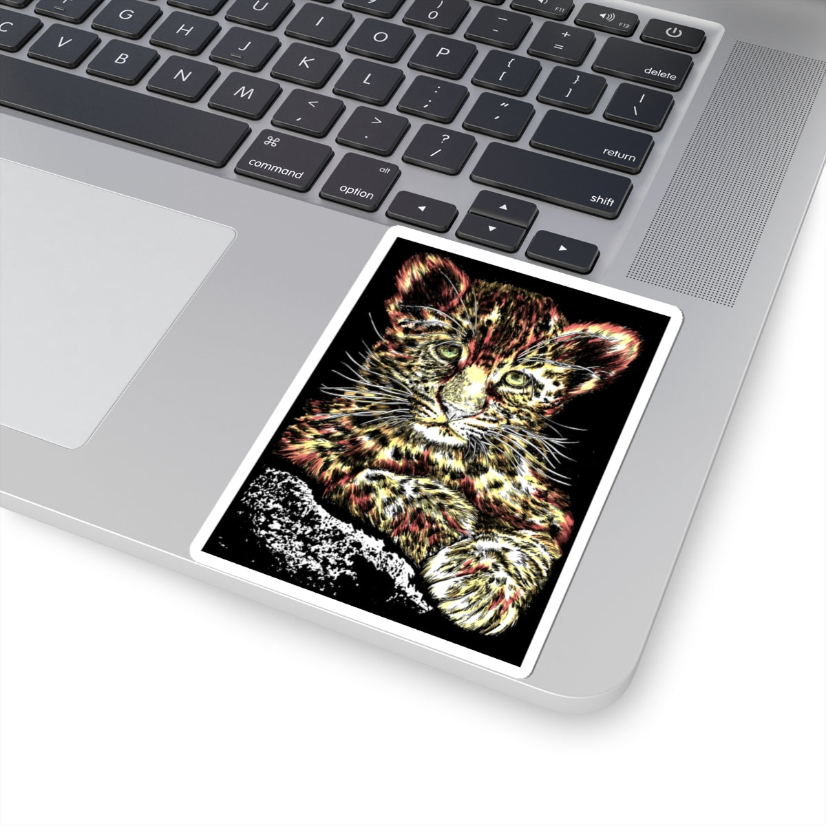 Vibrant Leopard Kiss-Cut Stickers – Perfect for Animal Lovers