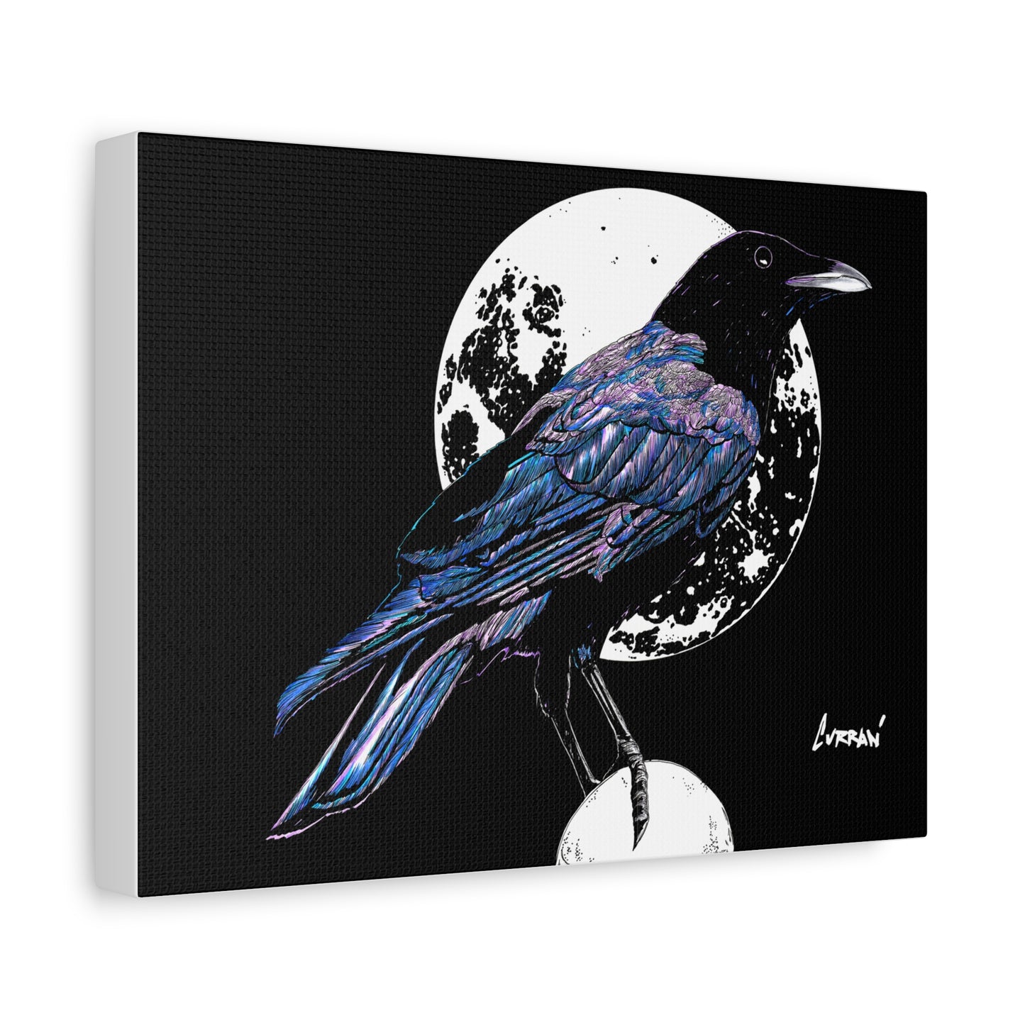 Crow Art – Original Hand-Drawn Unique, Detailed Illustration