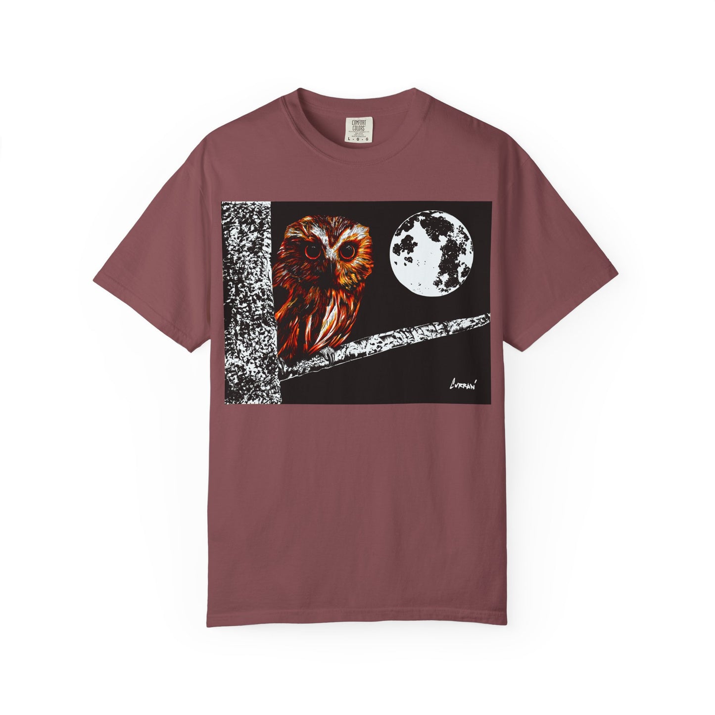 Moonlit Owl Unisex T-Shirt - Nature-Inspired Graphic Tee