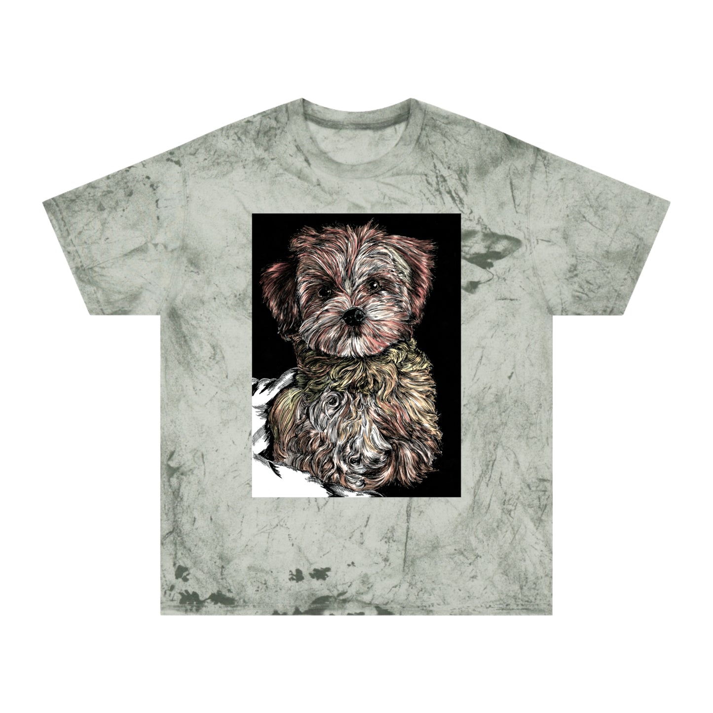 Puppy Colorful Art Unisex T-Shirt - Perfect Gift for Pet Lovers