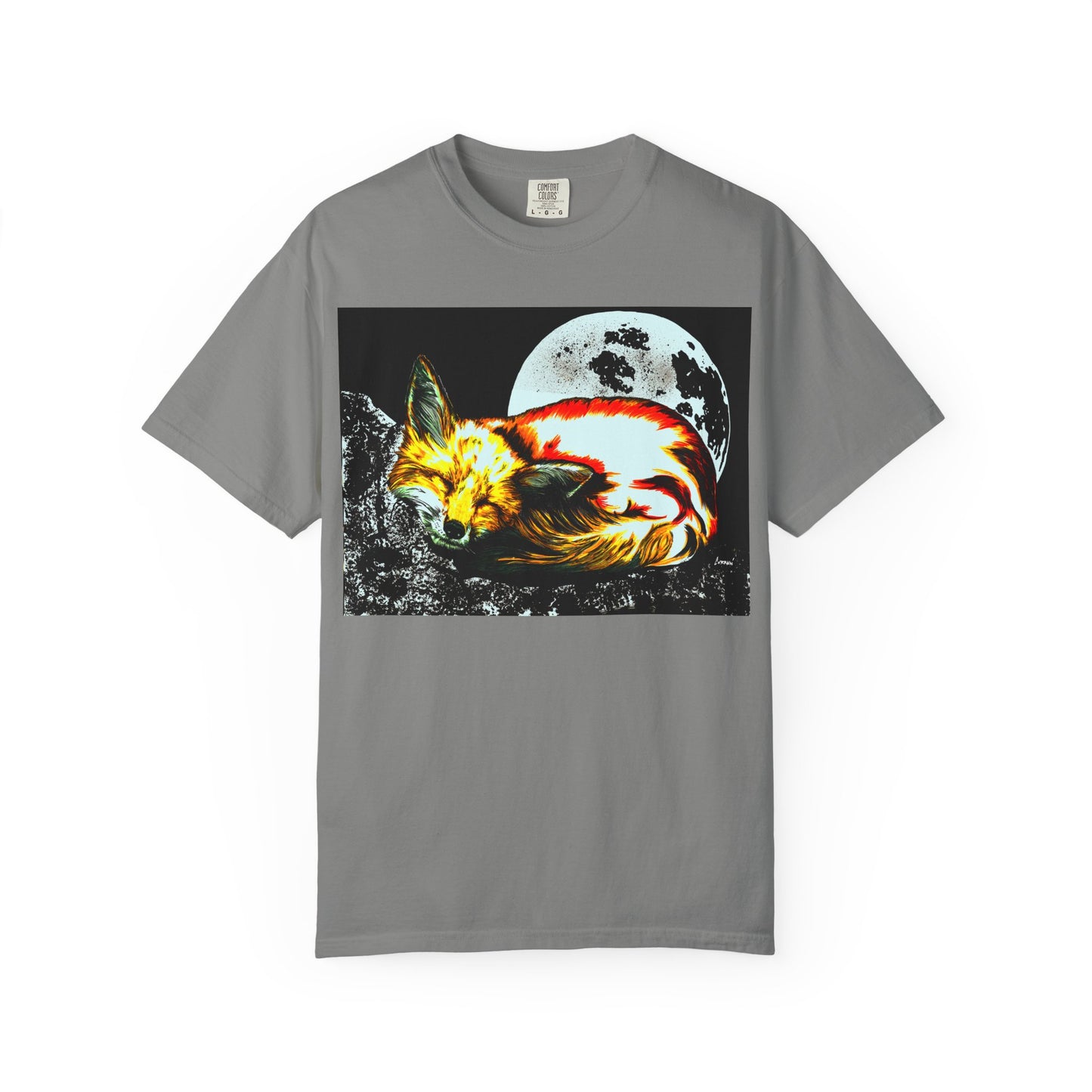 Dreamy Red Fox Graphic Unisex T-Shirt - Night Vibes