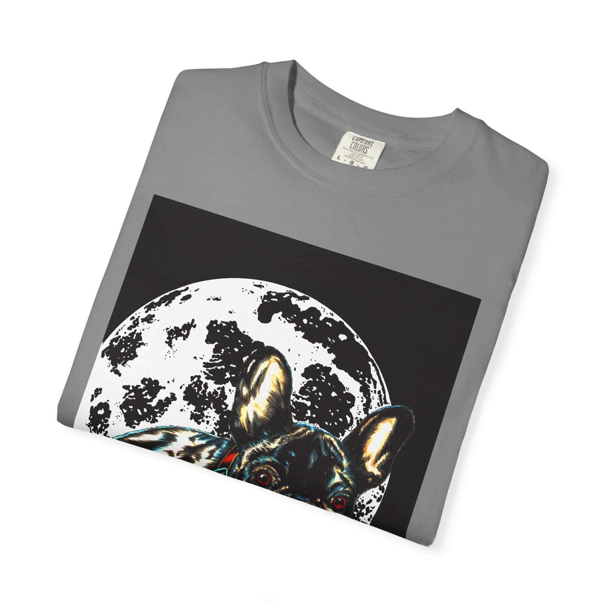 Moonlit French Bulldog Unisex T-Shirt - Pet Lovers Gift