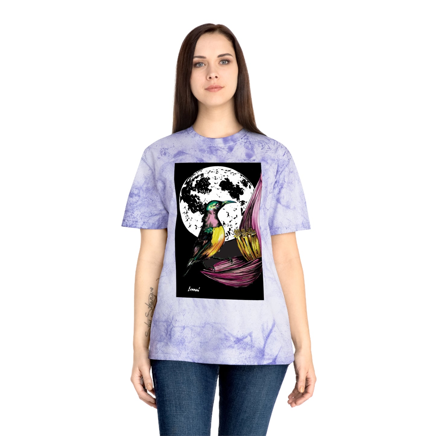 Colorful Hummingbird Art Unisex T Shirt Nature Design