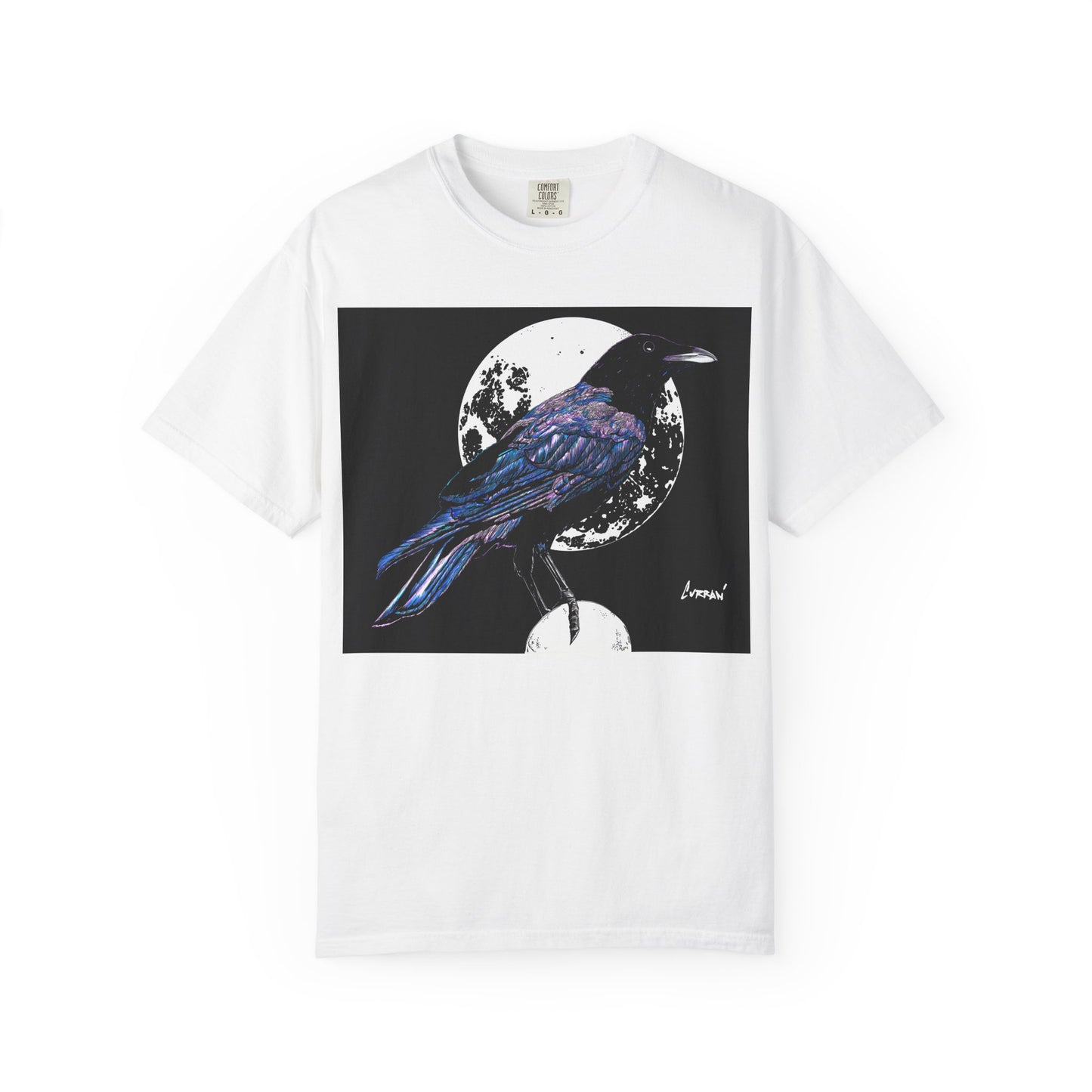 Crow Garment-Dyed T-Shirt for Nature Lovers