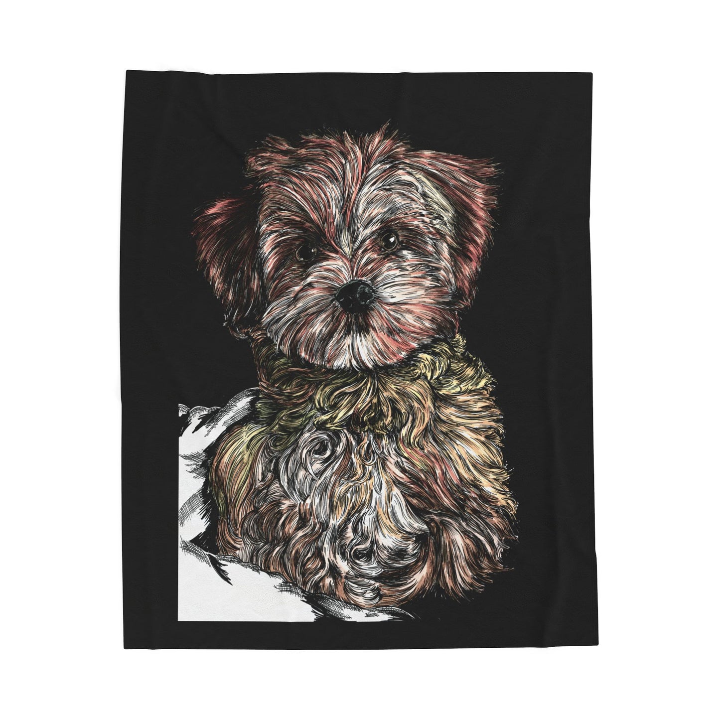 Cozy Dog Lover Velveteen Plush Blanket Perfect for Gifts