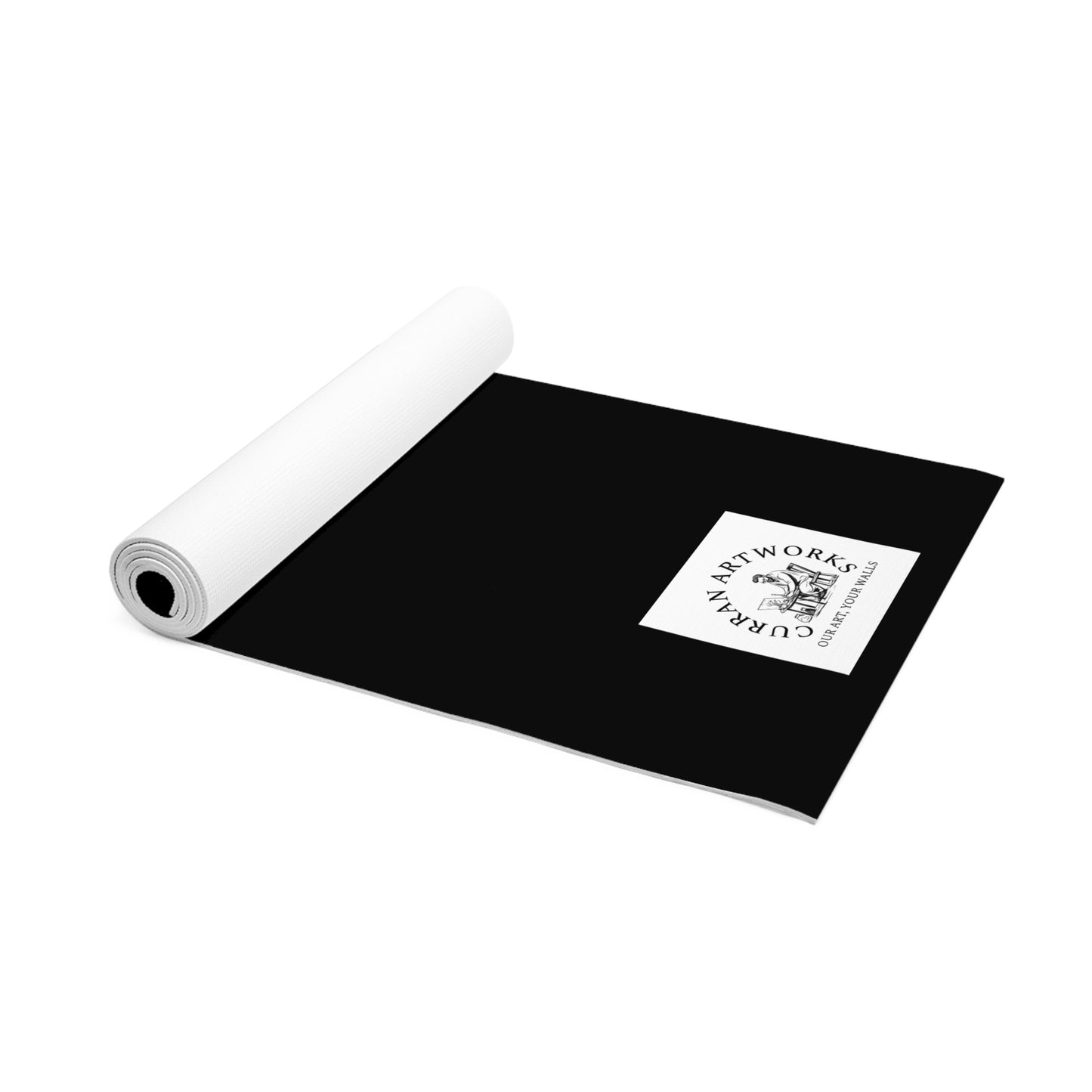 Frog Yoga Mat, Hand-Drawn Mat, Artistic Yoga Mat