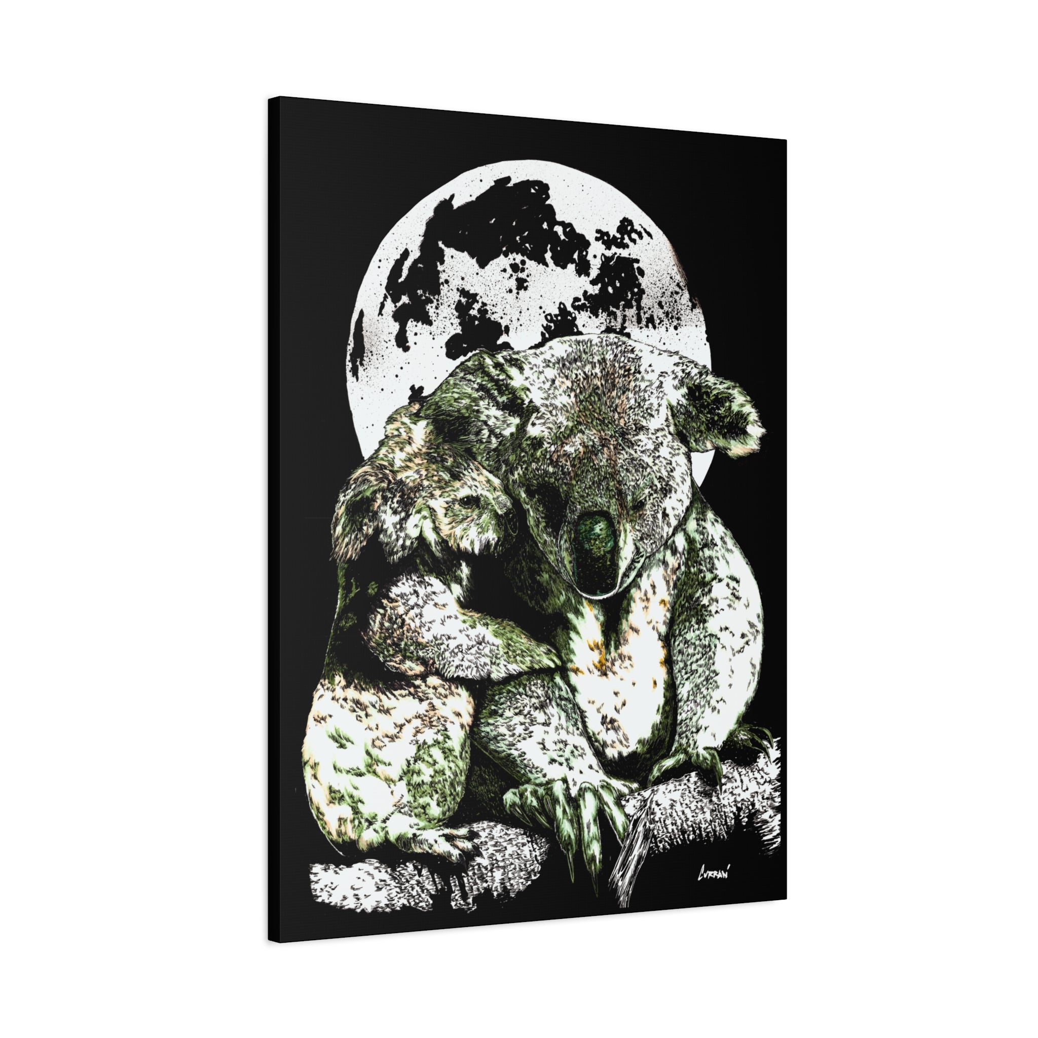 Koala Wall Art, Koala Print, Hand-Drawn Koalas, Wildlife Art