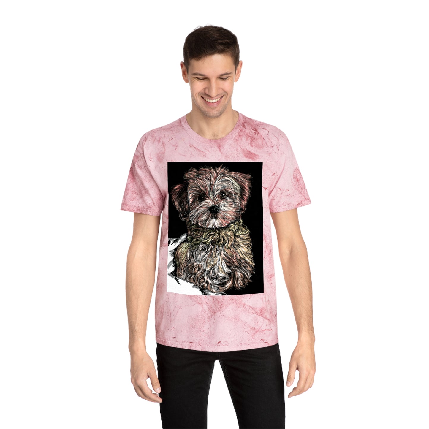 Puppy Colorful Art Unisex T-Shirt - Perfect Gift for Pet Lovers