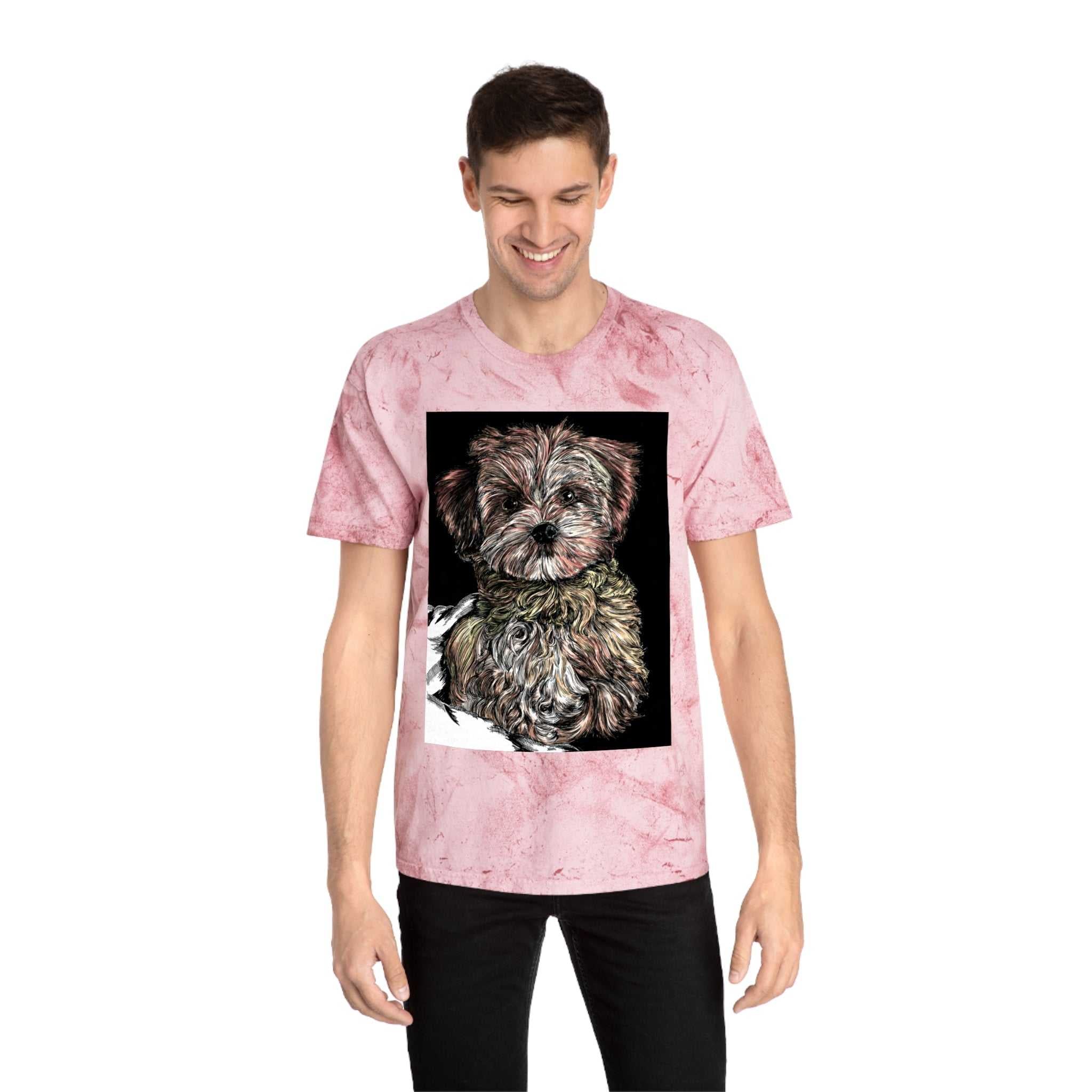 Show your love for your furry friends with this Puppy Colorful Art Unisex T-Shirt - Perfect Gift for Pet Lovers. Get yours today!