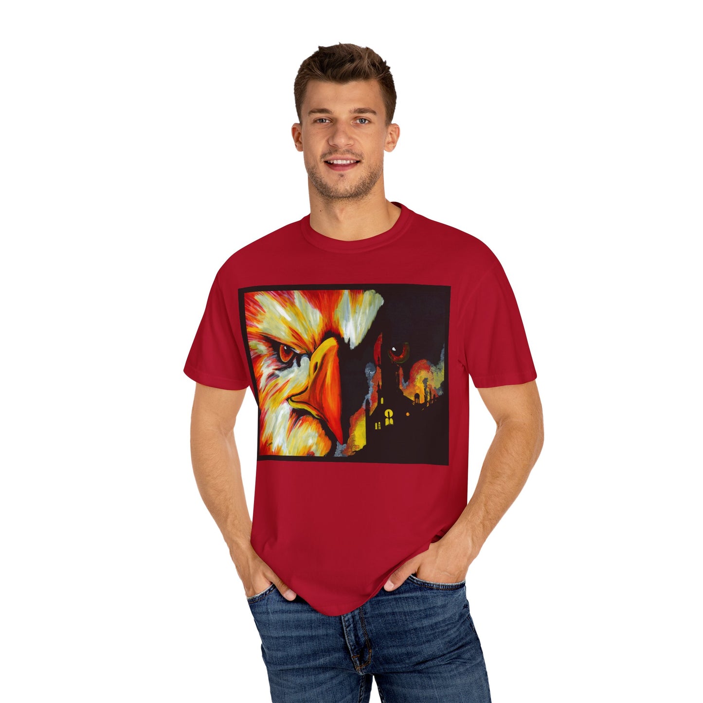 Mythical Phoenix Unisex T-Shirt - Eye-Catching Graphic Tee