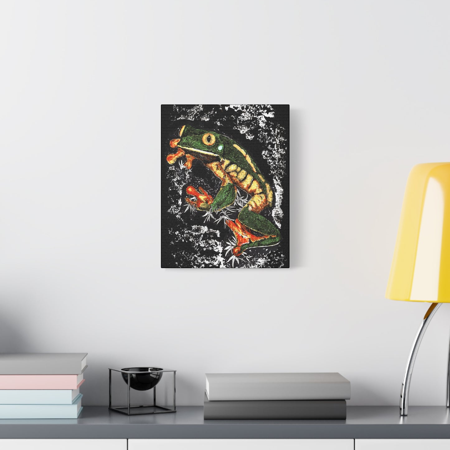 Frog Wall Art Print of the Original, hand drawn wall art