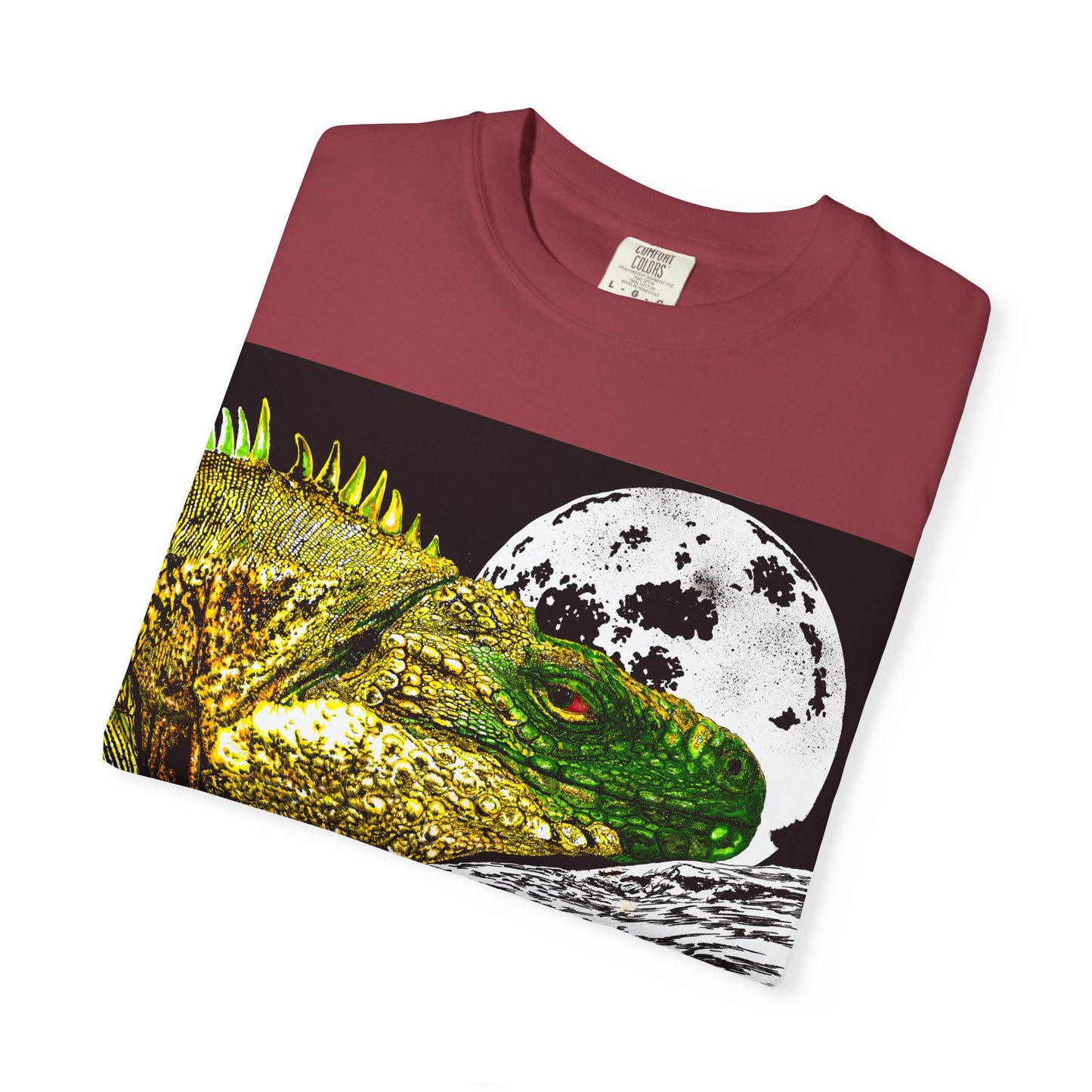 Graphic Iguana Moon Unisex T-Shirt - Nature Inspired Tee