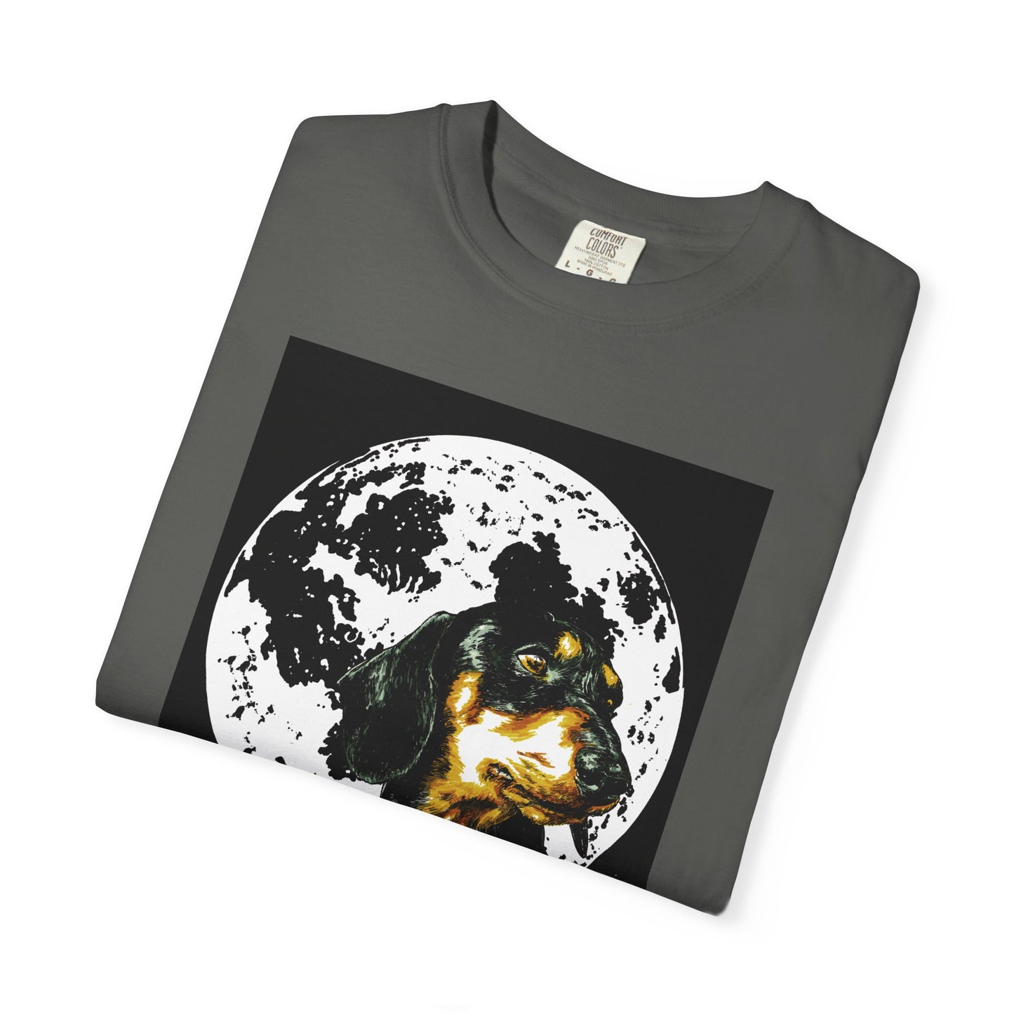 Dachshund Puppies Full Moon Dog Lovers T-Shirt