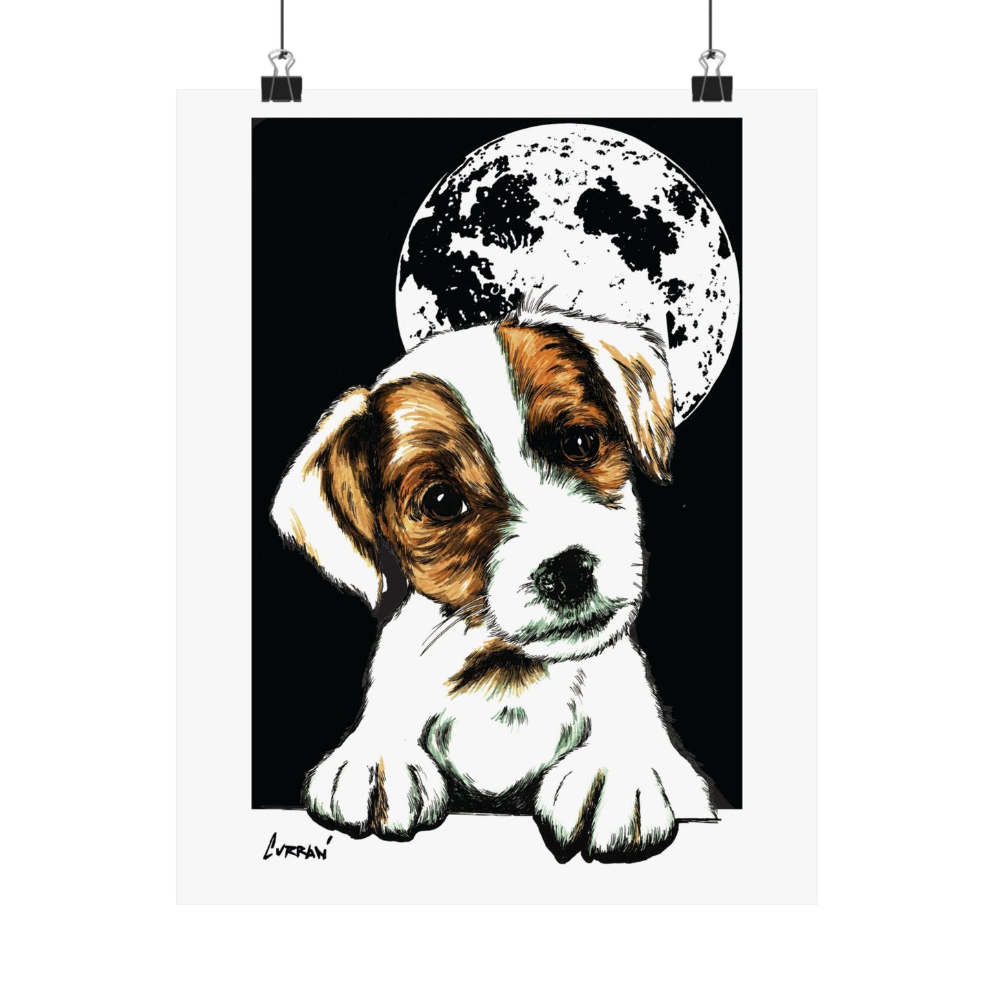 Adorable Beagle Satin Poster - Perfect for Animal Lovers