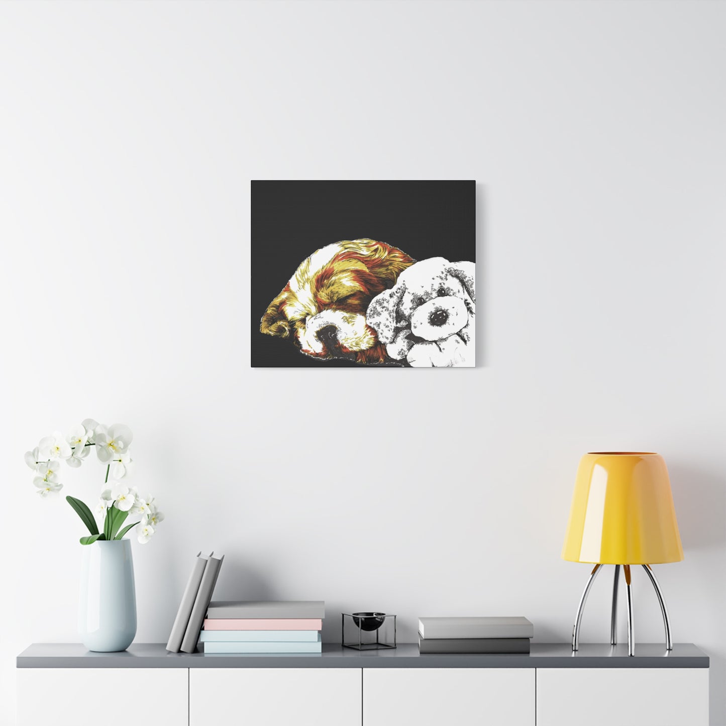 Cocker Spaniel Puppy Print, Hand-Drawn Dog Art