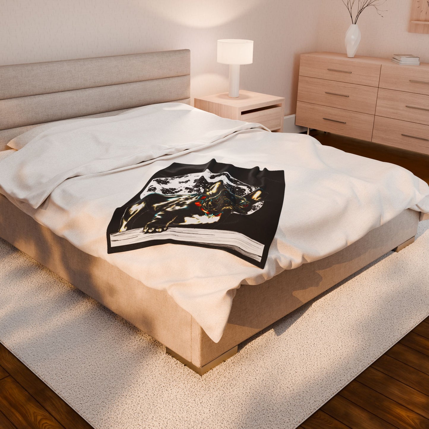 Cozy French Bulldog Velveteen Blanket Perfect for Dog Lovers