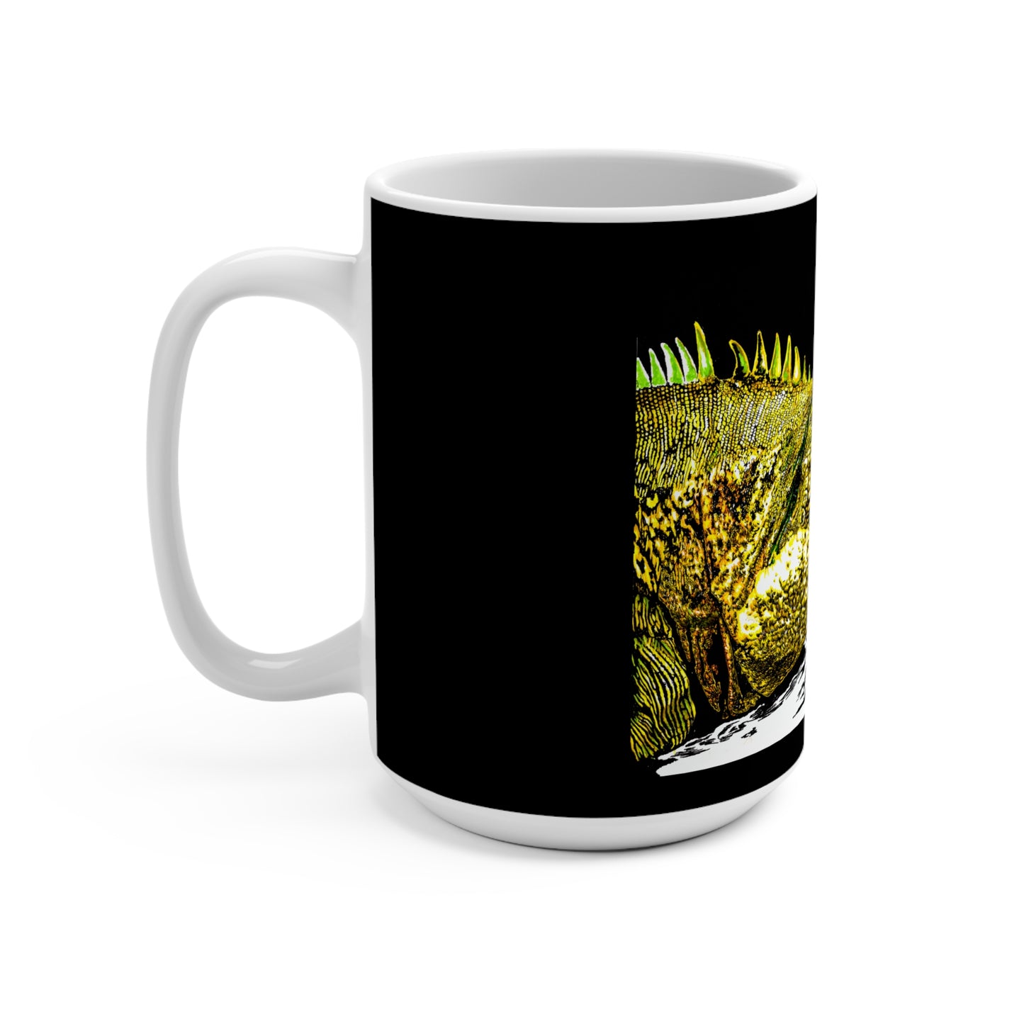 Reptile 15oz Artistic Mug - Unique Reptile Design for Nature Lovers