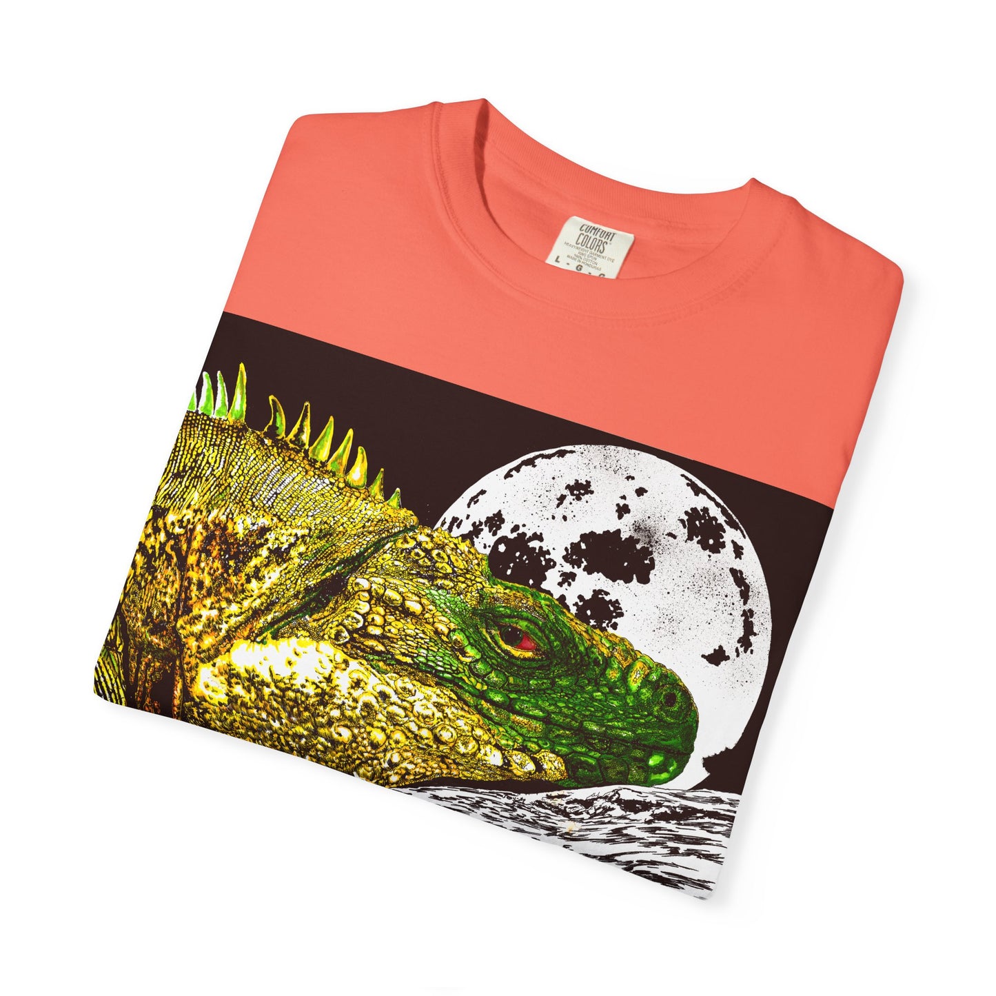 Graphic Iguana Moon Unisex T-Shirt - Nature Inspired Tee