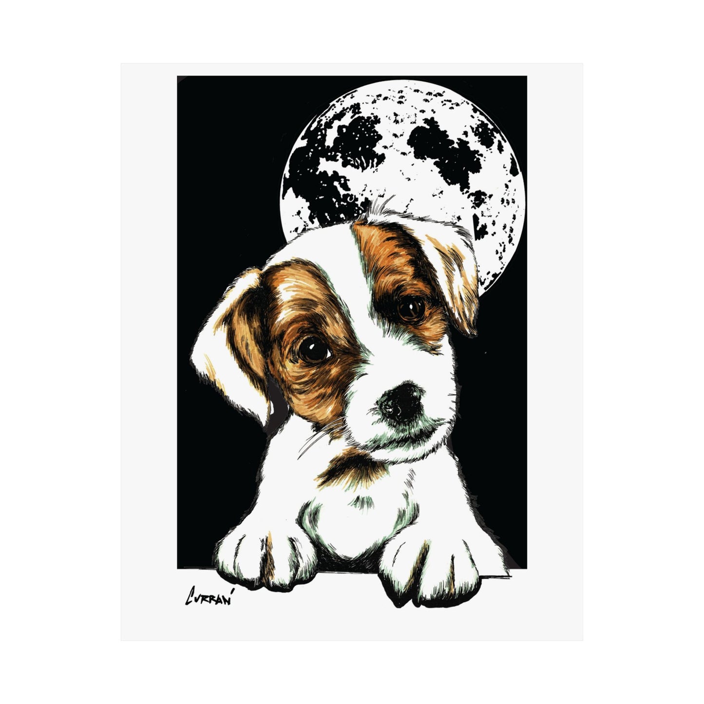 Adorable Beagle Satin Poster - Perfect for Animal Lovers