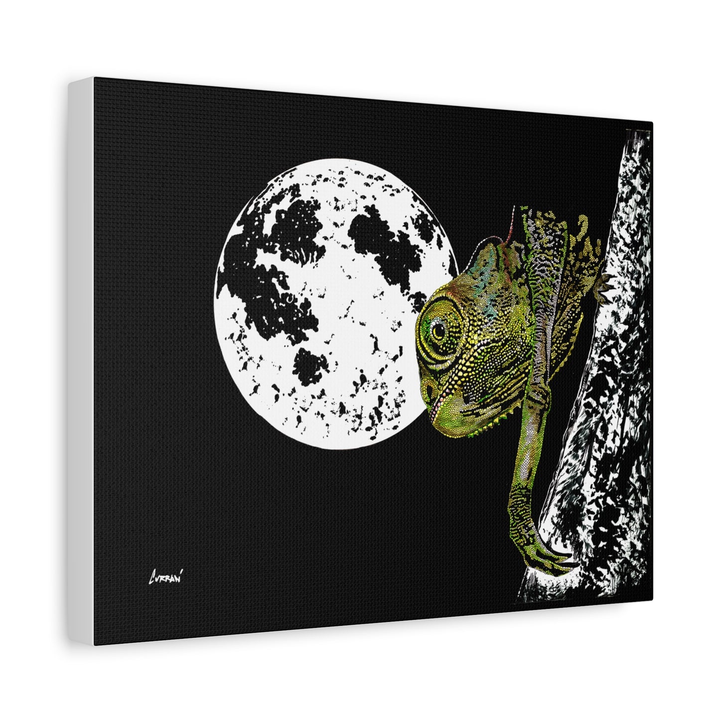 Chameleon Print of the Original, hand drawn wall art
