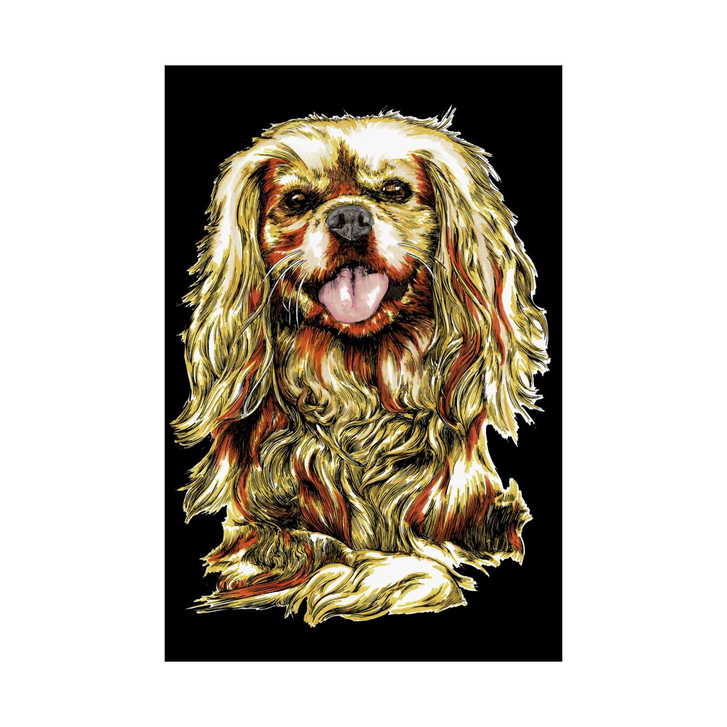Cocker Spaniel Satin Poster - Art Print